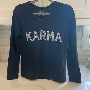 Retro Brand sweatshirt - KARMA - XS